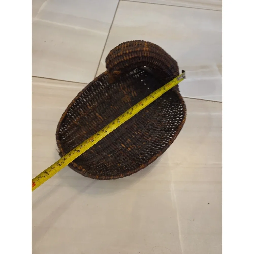 Vintage Antique Duck Shaped‎ Basket E2